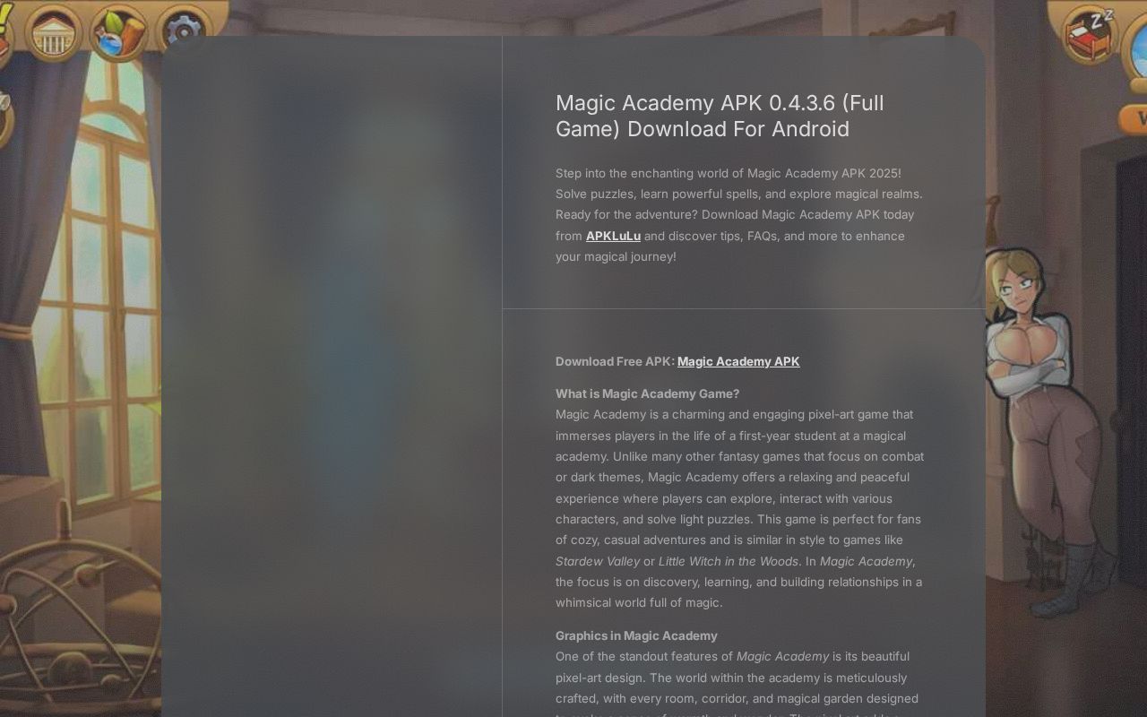 Magic Academy APK 0.4.3.6 (Full Game) Download For Android